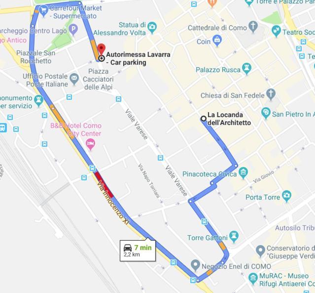 La Locanda Dell'Architetto Como Kültér fotó